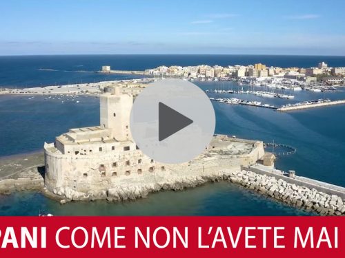Trapani vista dall’alto. Il video di Fabrizio Santangelo che vi lascerà a bocca aperta!